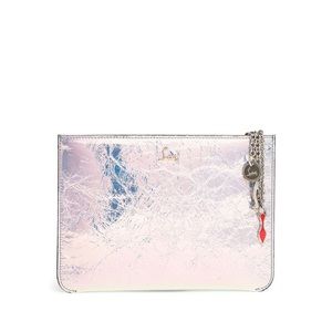 CL
Loubicute BanquiseMetal Calf Clutch Bag